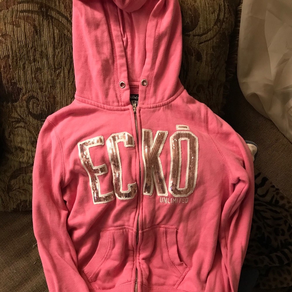 Marc Ecko Women’s Sequined Zip Up